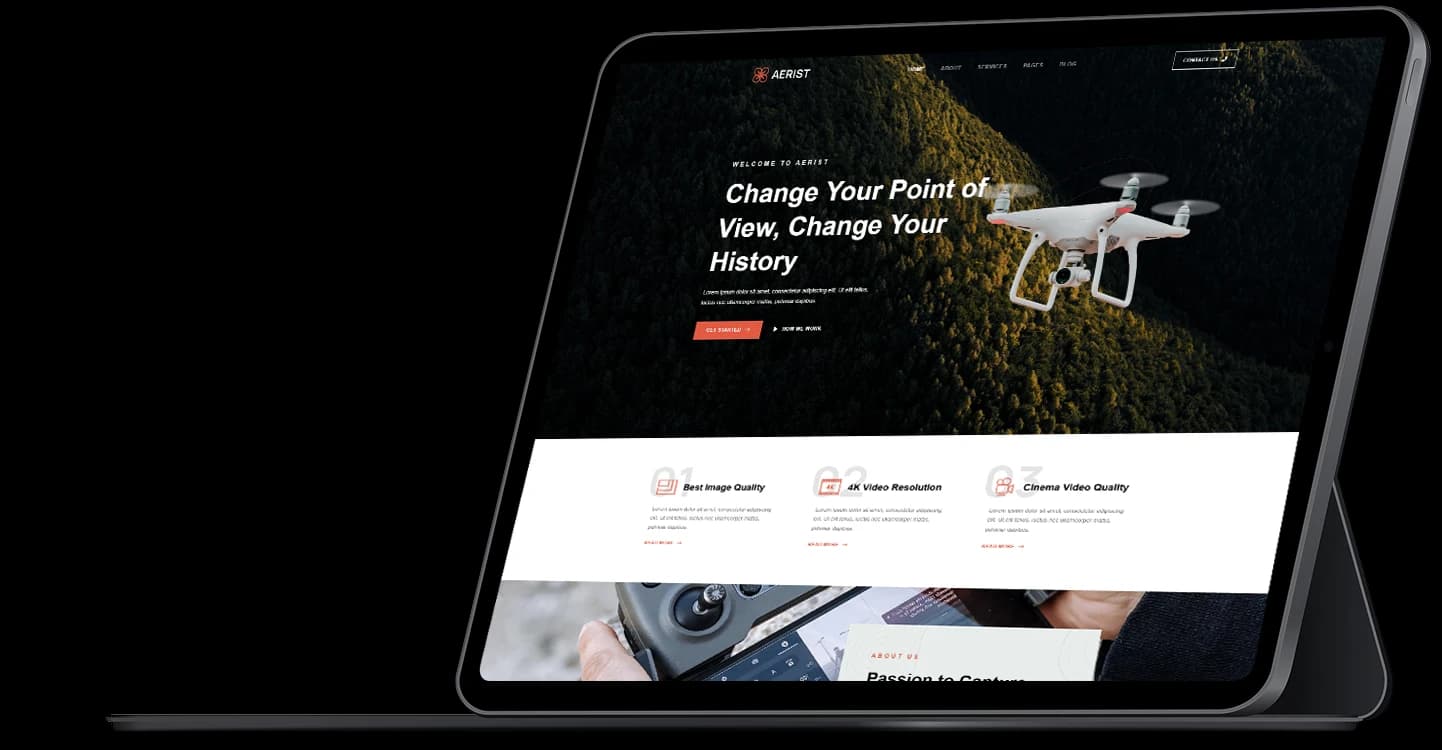 Xtremery web design on laptop