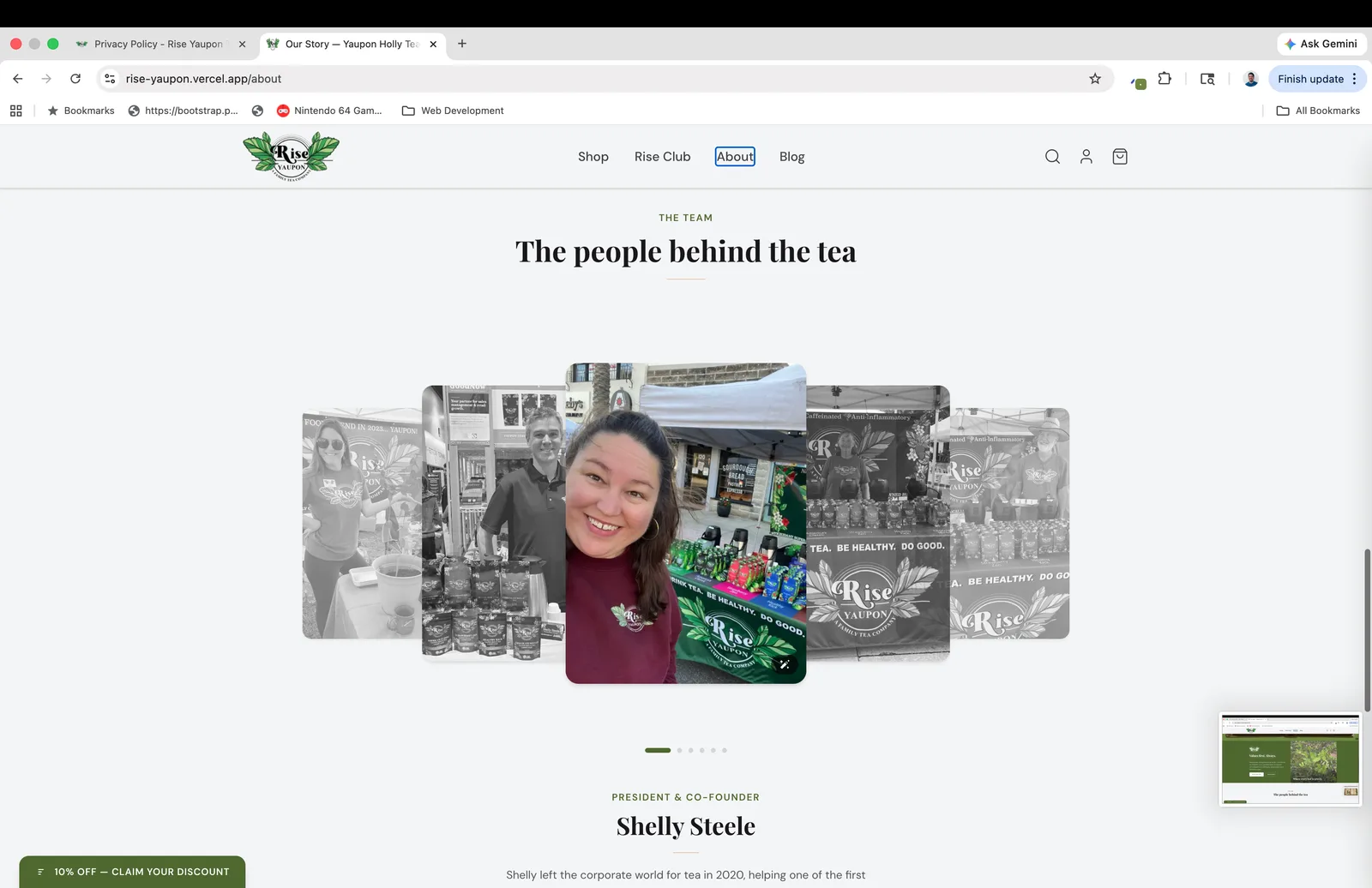 About — new Next.js build