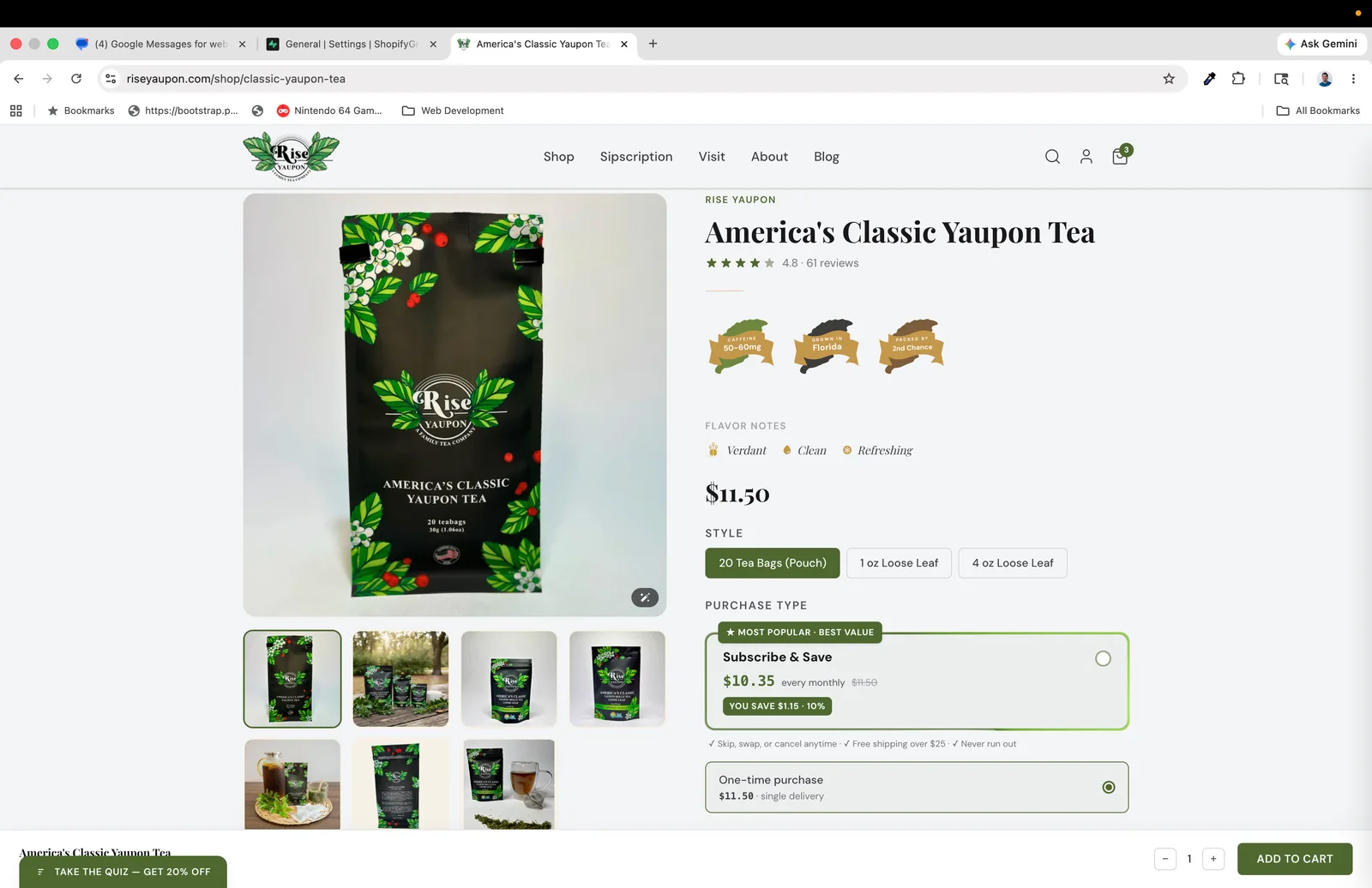 Product — new Next.js build