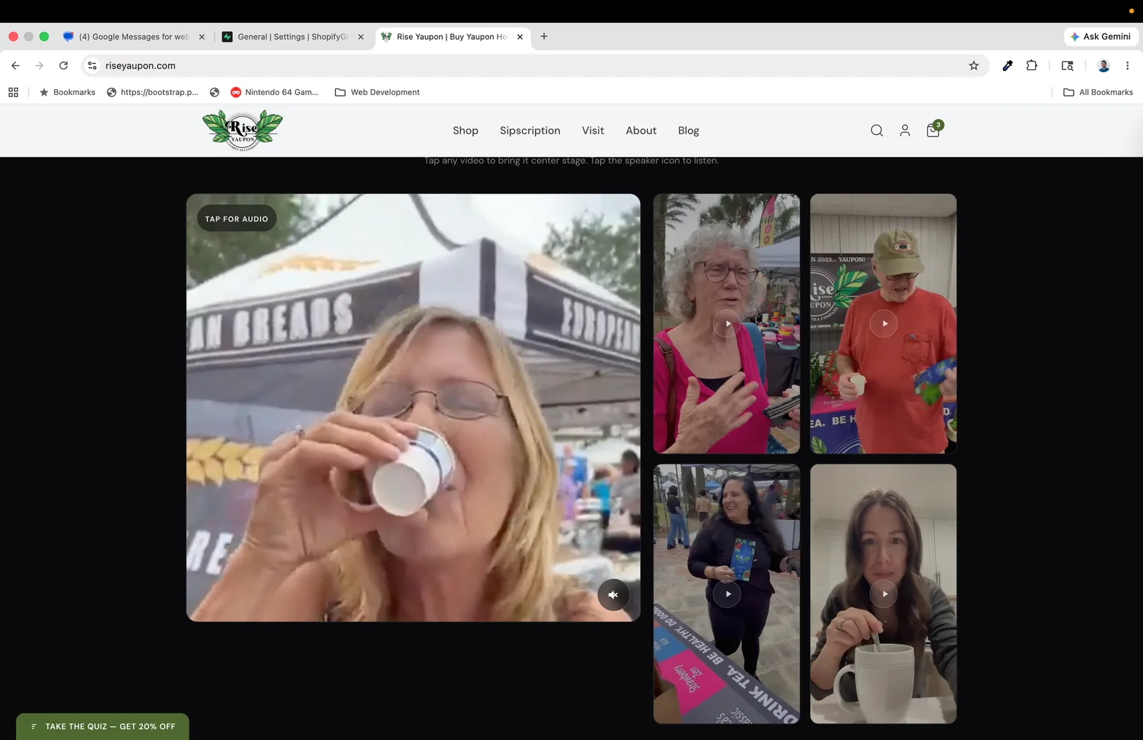 Videos — new Next.js build
