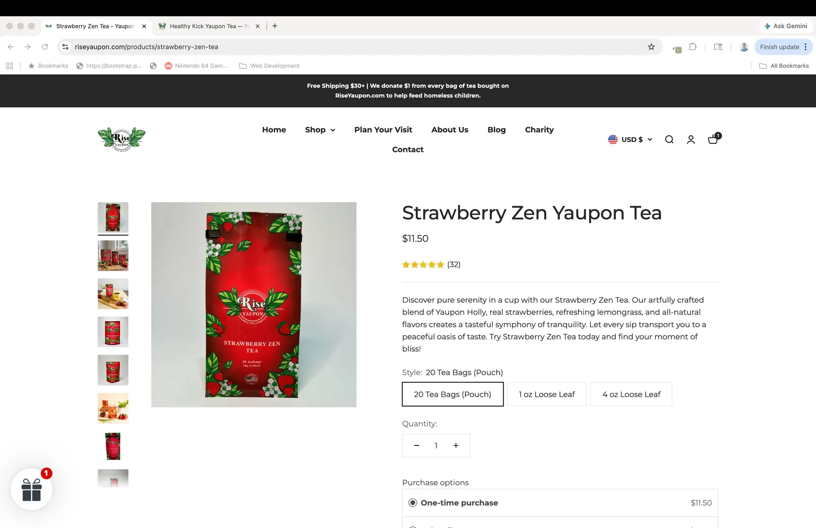 Product — old Shopify theme